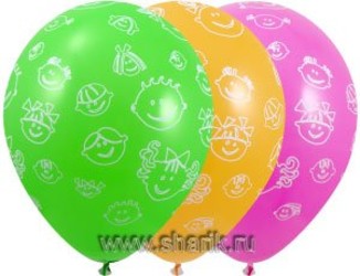 Шар 14'' (36см) пастель пастель детские улыбки Шар 14'' (36см) пастель пастель детские улыбки