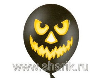Шар 14'' (36см) пастель пастель тыква черн Шар 14'' (36см) пастель пастель тыква черн