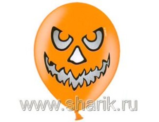 Шар 14'' (36см) металлик металлик тыква оранж Шар 14'' (36см) металлик металлик тыква оранж