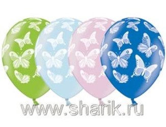 14''(36см) металлик бабочки 14''(36см) металлик бабочки