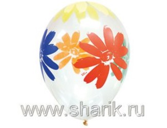 Шар 14'' (36см) кристалл кристалл ромашки Шар 14'' (36см) кристалл кристалл ромашки