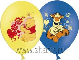 Шар 14'' (36см) с рисунком disney винни Шар 14'' (36см) с рисунком disney винни