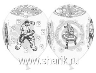 Шар 14'' (36см) пастель пастель marvel мстители Шар 14'' (36см) пастель пастель marvel мстители
