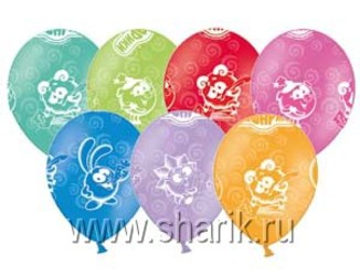 Шар 14'' (36см) пастель пастель смешарики Шар 14'' (36см) пастель пастель смешарики