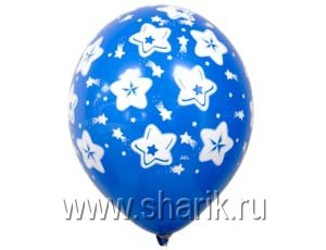 Шар 14'' (36см) пастель пастель звезды и кометы Шар 14'' (36см) пастель пастель звезды и кометы