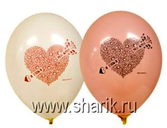 12''(30см) с рисунком я тебя люблю 12''(30см) с рисунком я тебя люблю