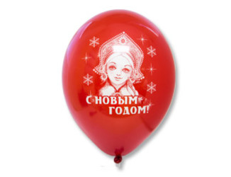 Шар 14'' (36см) с рисунком дедмороз и снегурочка Шар 14'' (36см) с рисунком дедмороз и снегурочка