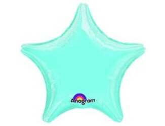 Шар 19'' (48см) звезда пастель blue Шар 19'' (48см) звезда пастель blue