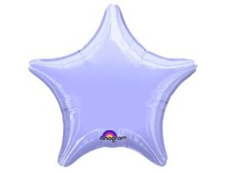 Шар 19'' (48см) звезда пастель lilac Шар 19'' (48см) звезда пастель lilac