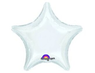 Шар 19'' (48см) звезда пастель white Шар 19'' (48см) звезда пастель white