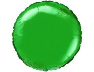 Шар 18'' (45см) круг металлик green Шар 18'' (45см) круг металлик green