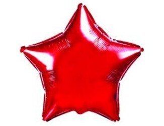 Шар 18'' (45см) звезда металлик red Шар 18'' (45см) звезда металлик red