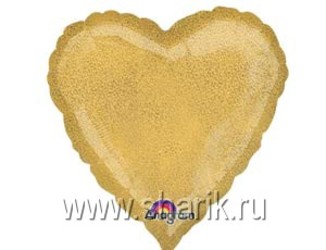 Шар 18'' (45см) сердце gold Шар 18'' (45см) сердце gold
