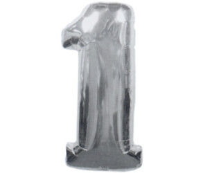Шар 40'' (106см) цифра silver Шар 40'' (106см) цифра silver