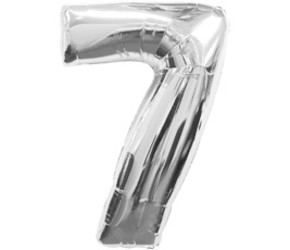 Шар 40'' (106см) цифра silver Шар 40'' (106см) цифра silver