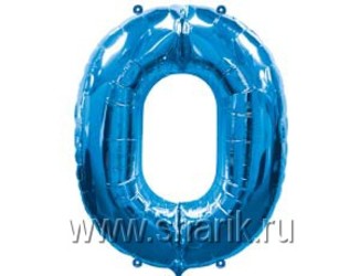 Шар 40'' (106см) цифра blue Шар 40'' (106см) цифра blue