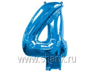 Шар 40'' (106см) цифра blue Шар 40'' (106см) цифра blue