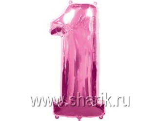 Шар 40'' (106см) цифра pink Шар 40'' (106см) цифра pink