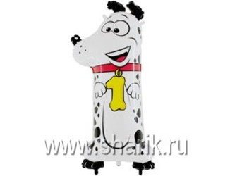 Шар 36'' (91см) цифра далматин Шар 36'' (91см) цифра далматин
