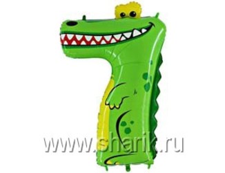 Шар 36'' (91см) цифра крокодил Шар 36'' (91см) цифра крокодил