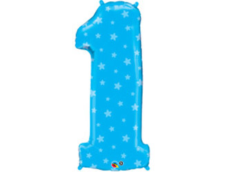 Шар 40'' (106см) цифра blue Шар 40'' (106см) цифра blue