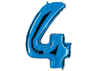 Шар 40'' (106см) цифра blue Шар 40'' (106см) цифра blue