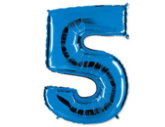Шар 40'' (106см) цифра blue Шар 40'' (106см) цифра blue