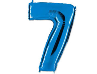 Шар 40'' (106см) цифра blue Шар 40'' (106см) цифра blue
