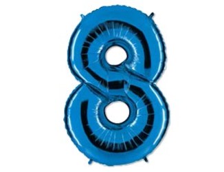 Шар 40'' (106см) цифра blue Шар 40'' (106см) цифра blue