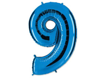Шар 40'' (106см) цифра blue Шар 40'' (106см) цифра blue