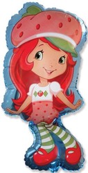 38''(96см) шар фигура клубничка 38''(96см) шар фигура клубничка