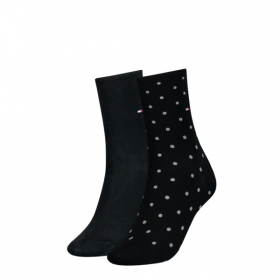 TH WOMEN SOCK DOT 2P