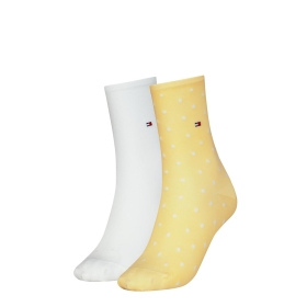 TH WOMEN SOCK DOT 2P, 35/38