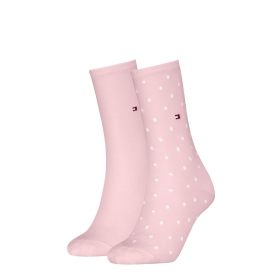 TH WOMEN SOCK DOT 2P