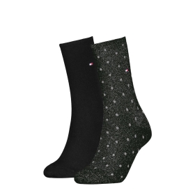 TH WOMEN SOCK DOT 2P