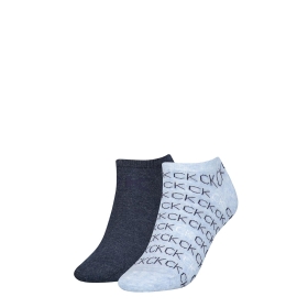 CK WOMEN SNEAKER 2P ALL OVER LOGO