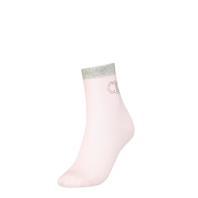 CK WOMEN SHORT SOCK 1P BIG CRYSTAL