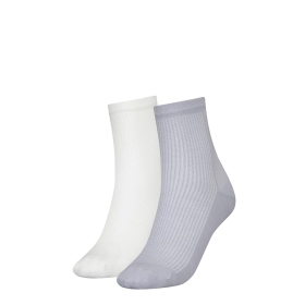 CK WOMEN SHORT SOCK 2P MESH