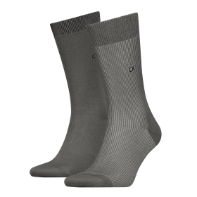 CK MEN SOCK 2P SHADOW RIB