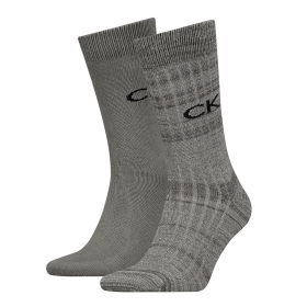 CK MEN SOCK 2P RUNFREE RIB