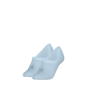 CK WOMEN FOOTIE HIGH CUT 2P
