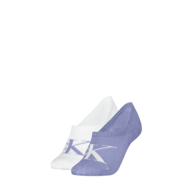 CKJ WOMEN FOOTIE HIGH CUT 2P MONO