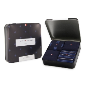TH MEN SOCK 4P TIN GIFTBOX TOMMY
