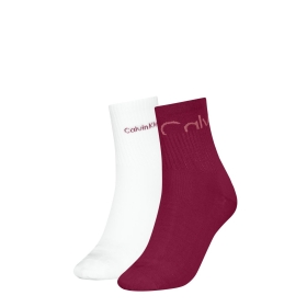 CKJ WOMEN SHORT SOCK 2P CUT LO