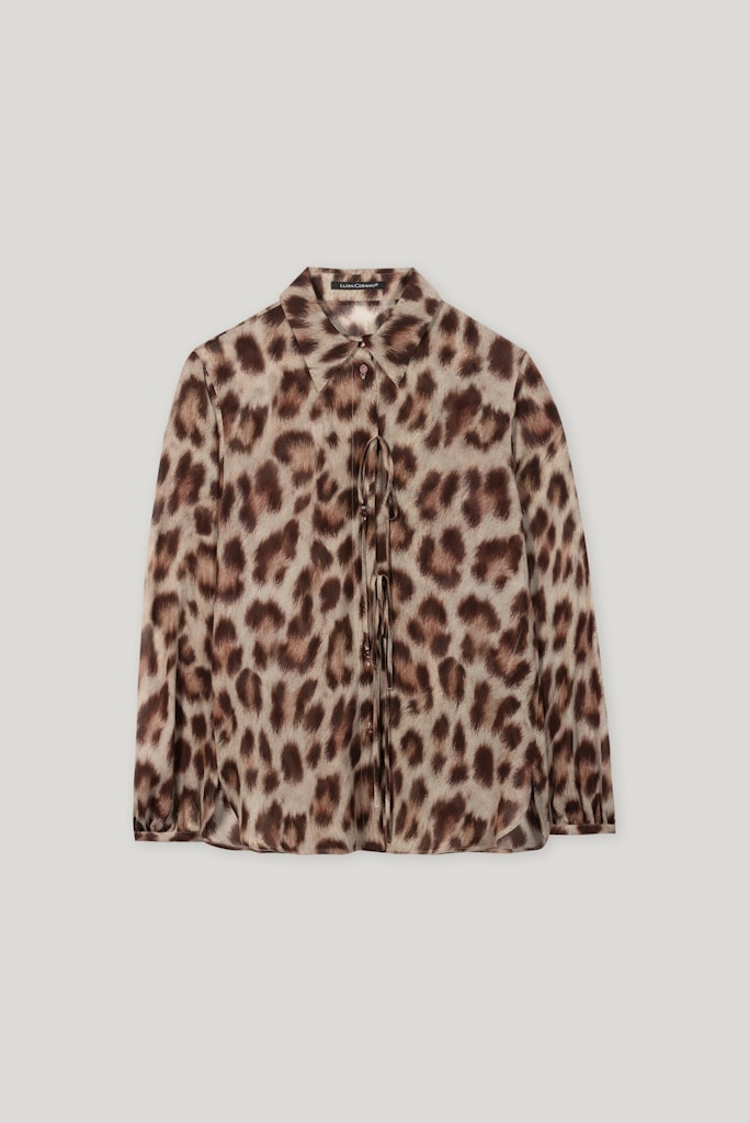 Hemdbluse mit Animal-Print female