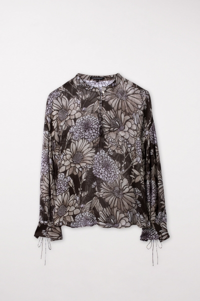 Bluse mit Flower-Print