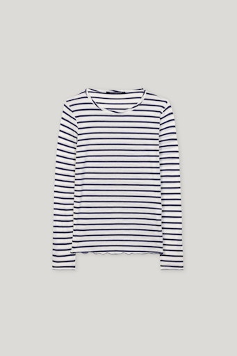 Ringel-Rundhalsshirt female