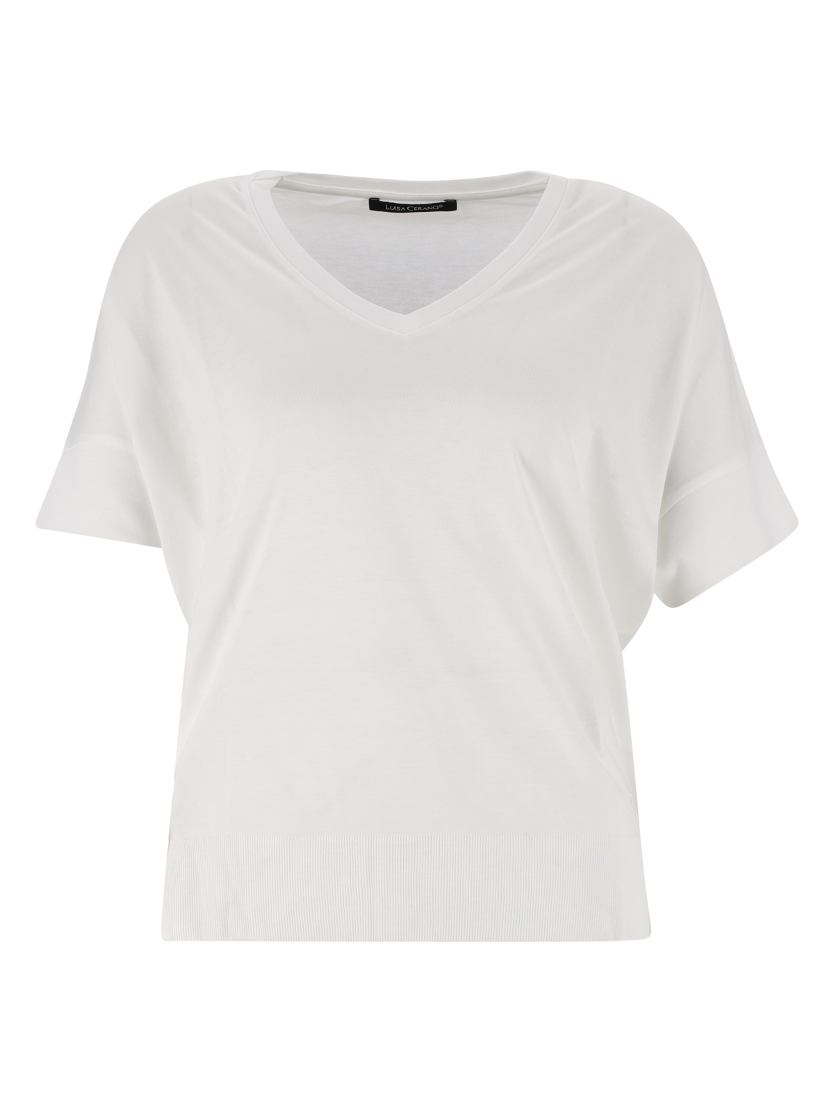 T-Shirt mit Ripp-Saum female