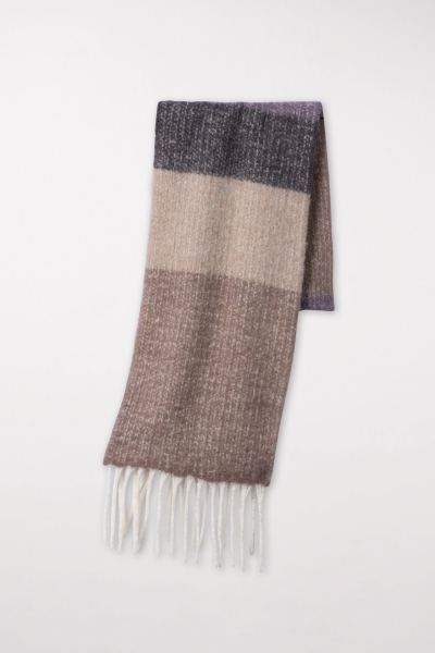 Strickschal aus Woll-Mix