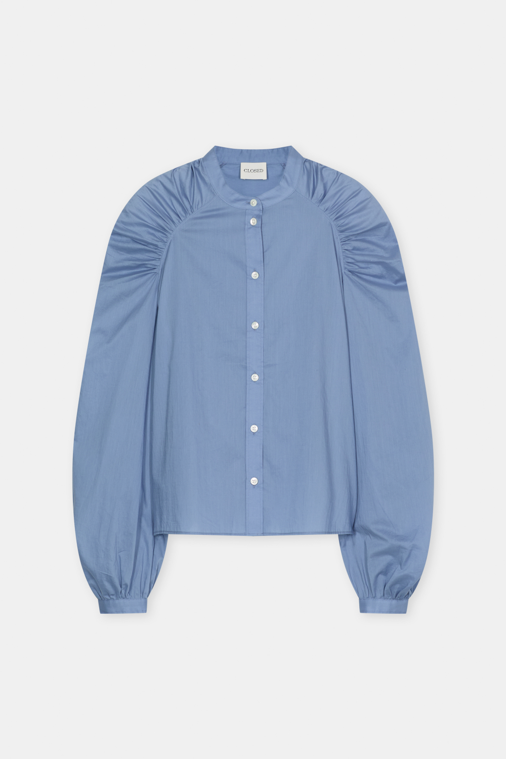 Gathered raglan shirt female